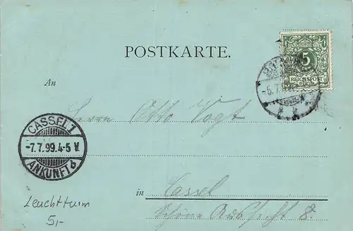 Borkum Der neue Leuchtturm gl1899 161.016