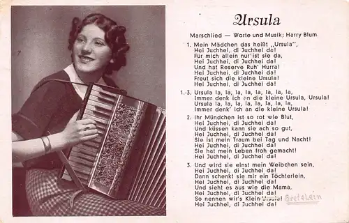 Musik und Lied: Ursula feldpgl1941 161.048