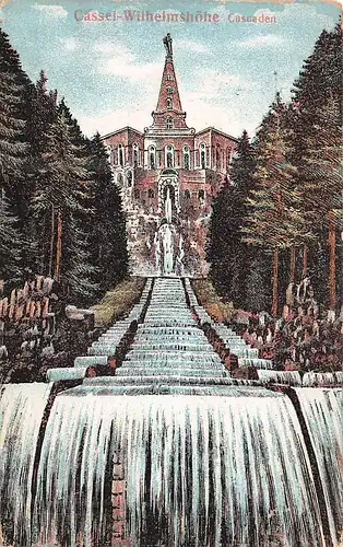 Kassel Wilhelmshöhe - Cascaden feldpgl1915 159.404
