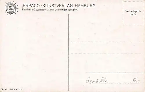 "Stille Winkel" Nach Gemälde ngl 161.455