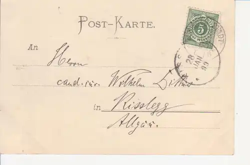 Tübingen - Panoramablick vom Österberg aus gl1899 225.328