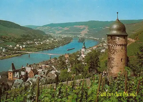 Zell an der Mosel Panorama ngl E3180