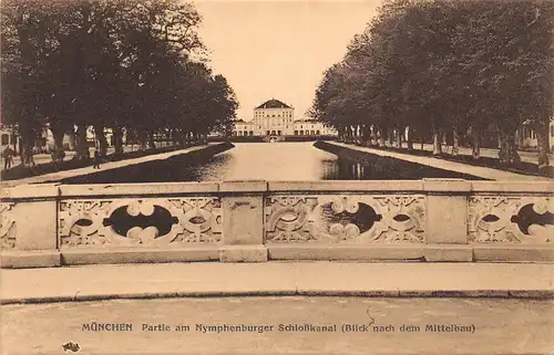 München Partie am Nymphenburger Schlosskanal ngl 163.846