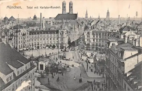 München Total mit Karlstor-Rondell gl1907 162.988