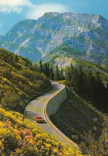 Rossfeld Ringstraße mit Hohem Göll ngl E3200