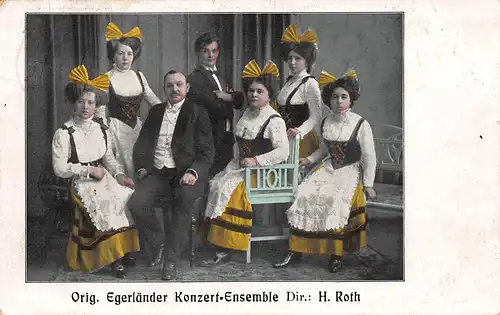 Orig. Egerländer Konzert-Ensemble Dir.: H. Roth gl1910 161.170