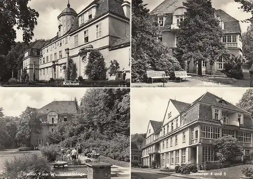 Bad Gottleuba, Klinik-Sanatorium, Mehrbildkarte ngl E2571