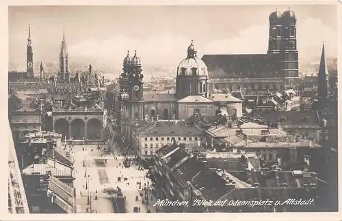 München Blick auf Odeonsplatz Altstadt ngl 163.899