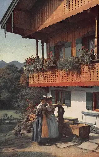 Bayrische Trachten: Tegernseer Madeln ngl 161.315