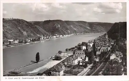 St. Goar und St. Goarshausen am Rhein gl1952 159.508