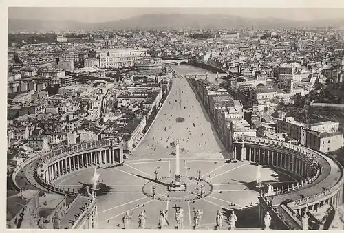 Roma, Panorama della Cupola di S.Pietro ngl E1439