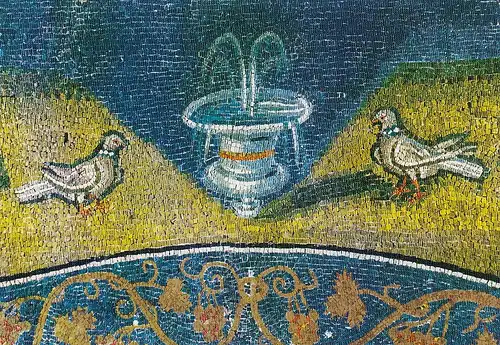 Ravenna - Mausoleo di Galla Placidia, Le Colombine ngl E3264