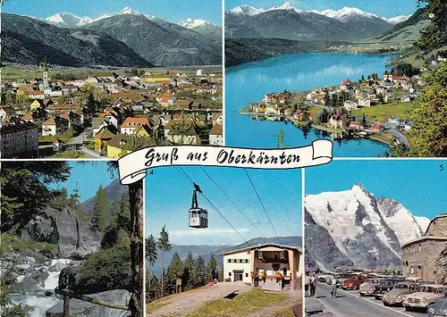 Gruß aus Oberkärnten, Mehrbildkarte glum 1970? E1449