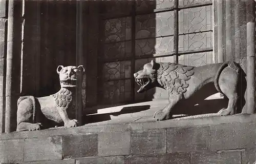 Worms am Rhein Dom Plastiken am Ostchor ngl 159.678