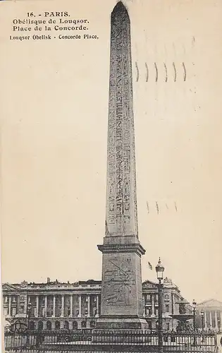 Paris, Obélisque de Louqsor, Plce de la Concorde gl1935 E1470