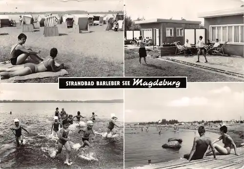 Magdeburg Strandbad Barleber See gl1975 158.882