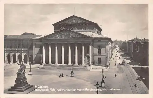 München Max Josefplatz Nationaltheater Maximilianeum Maximilianstr. ngl 163.082