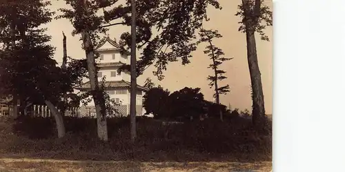 Japan Mito - Altes Schlossgebäude auf Mititärschulgelände ngl 160.656