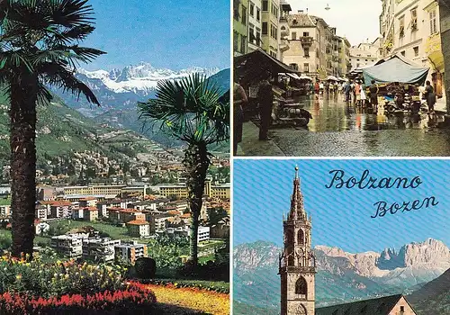 Südtirol: Bozen / Bolzano, Mehrbildkarte ngl E1508
