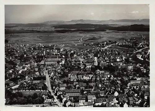 Schwenningen - Vom Flugzeug aus Echte Photographie ngl 161.575