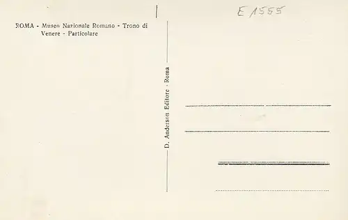 Roma, Trono di Venere - Musen Nazionale Romano ngl E1555