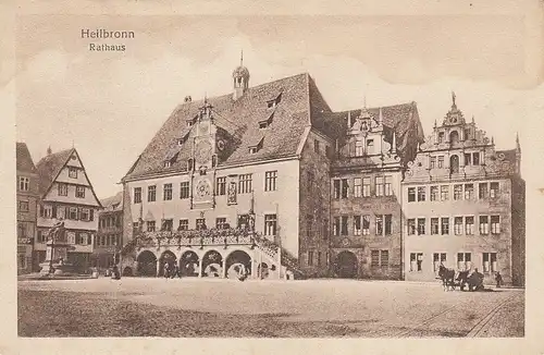 Heilbronn a.N., Rathaus gl1922 E1034