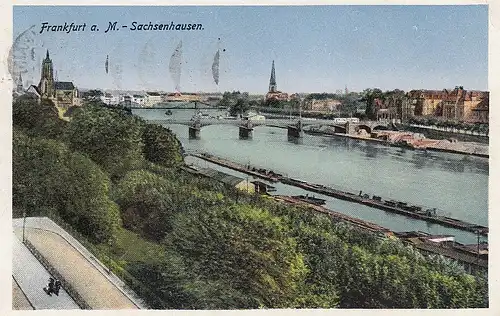 Frankfurt a. M. Blick auf Sachsenhausen gl1930 E1044