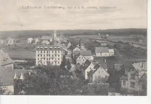 Schömberg im Schwarzwald - Panorama gl1907 225.447