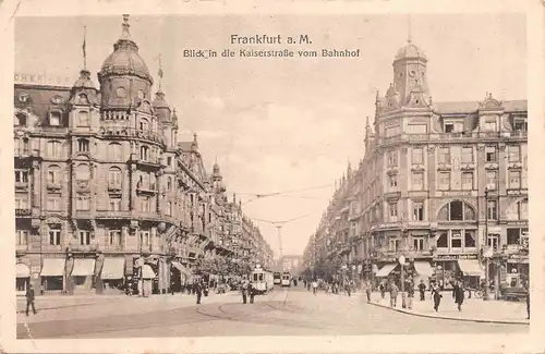 Frankfurt am Main - Blick in die Kaiserstraße vom Bahnhof bahnpgl1917 159.568