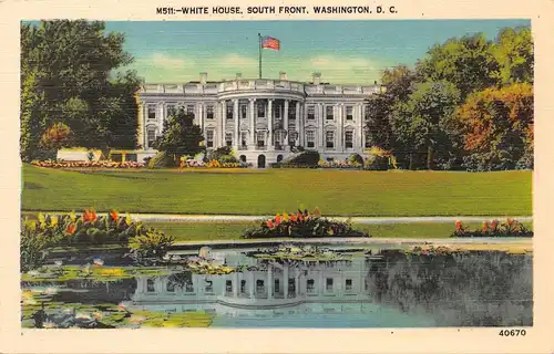 Washington D.C. White House South Front ngl 164.007