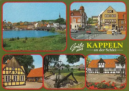 Kappeln (Schlei) Mehrbildkarte gl1990 E1325