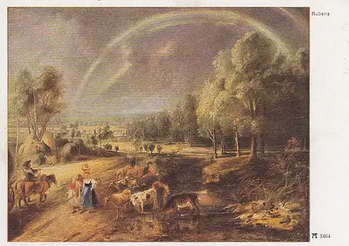 PETER PAUL RUBENS Landschaft mit Regenbogen ngl E1123