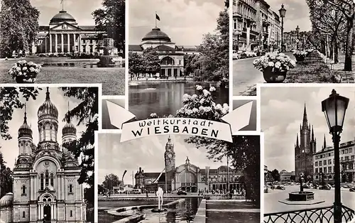 Wiesbaden Teilansichten gl1956 159.611