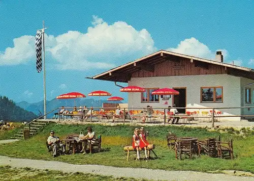 Unternbergbahn bei Ruhpolding Obb., Gipfelgaststätte ngl E3467