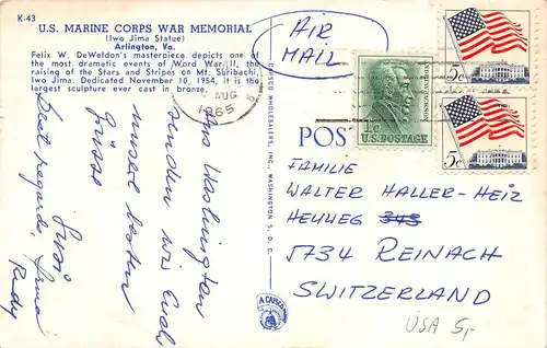 Arlington VA U.S. Marine Corps War Memorial gl1965 164.046