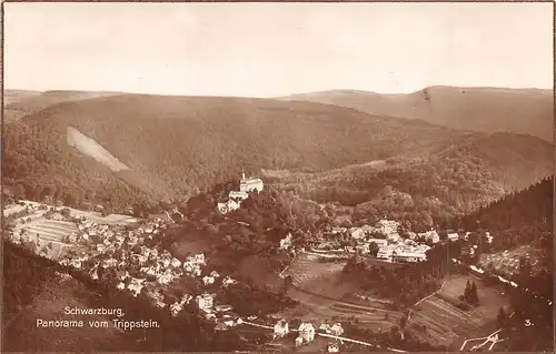 Schwarzburg Panorama vom Trippstein ngl 162.513