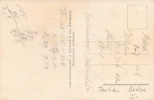 Odenwälder Volkstrachten ngl 161.304