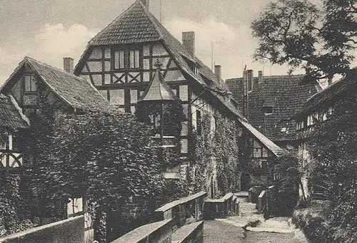 Eisenach Wartburg der Burghof ngl E1742