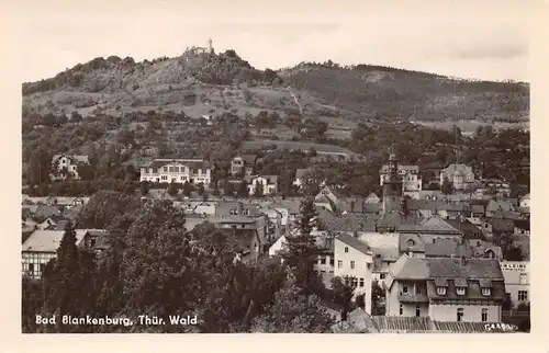 Bad Blankenburg Ruine Greifenstein und Stadtansicht ngl 162.557