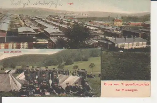 Truppenübungsplatz Münsingen Lager, Gruppenbild gl1908 225.680