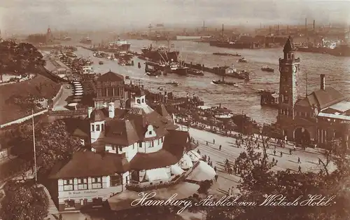 Hamburg Ausblick von Wietzels Hotel ngl 161.790