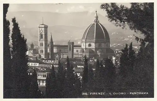 Firenze, il Duomo, Panorama ngl E2828