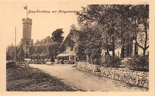 Jena - Forsthaus mit Kriegerdenkmal ngl 162.466