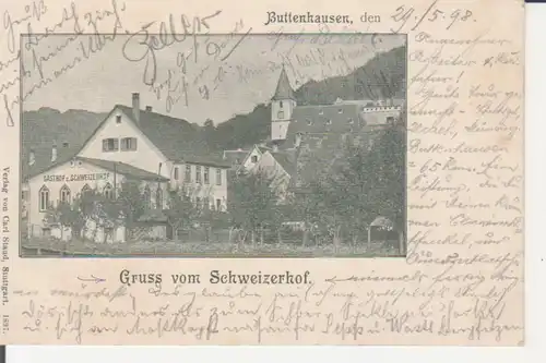 Buttenhausen - Gasthof zum Schweizerhof gl1898 225.660