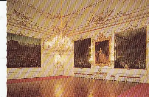 Wien, Schloß Schönbrunn,Zere,omiemsaal ngl E1946