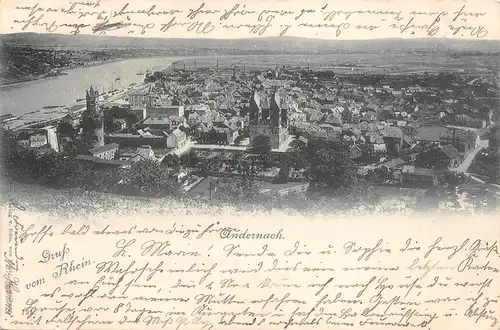 Andernach am Rhein Panorama gl1898 161.645