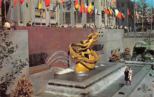 New York City NY Prometheus Statue gl1968 164.174
