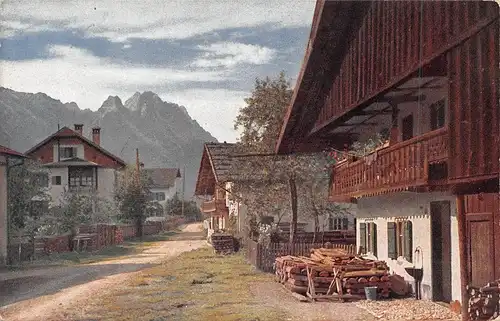 Garmisch Blick auf den Waxenstein ngl 162.634