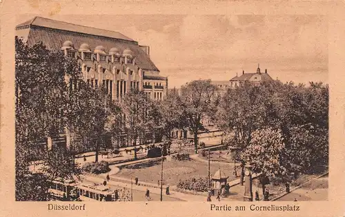 Düsseldorf Partie am Corneliusplatz gl1921 163.214