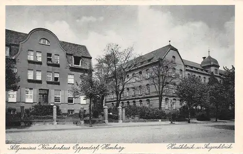 Hamburg-Eppendorf Allg. Krankenhaus Hautklinik und Augenklinik ngl 161.794